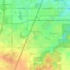 Richton Park topographic map, elevation, terrain
