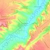 Larrazet topographic map, elevation, terrain