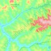 Avencas topographic map, elevation, terrain