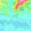 Coizard-Joches topographic map, elevation, terrain