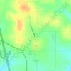 Dix topographic map, elevation, terrain
