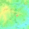 Mysuru taluk topographic map, elevation, terrain