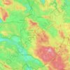 Littoral–Inner Carniola Region topographic map, elevation, terrain