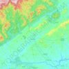 Caldwell County topographic map, elevation, terrain