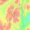 Big Hole River topographic map, elevation, terrain