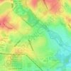 Belair-Edison topographic map, elevation, terrain