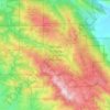 Morgan Territory Regional Preserve topographic map, elevation, terrain