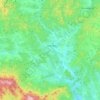 Pétervásárai járás topographic map, elevation, terrain