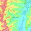 Salles-Lavalette topographic map, elevation, terrain