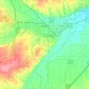 Milliken topographic map, elevation, terrain