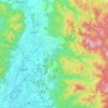 Ipoh topographic map, elevation, terrain