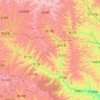 志丹县 topographic map, elevation, terrain