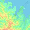 São João de Pirabas topographic map, elevation, terrain