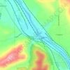 Wampum topographic map, elevation, terrain