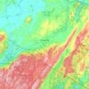 Town of Warwick topographic map, elevation, terrain