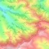 Rugha topographic map, elevation, terrain