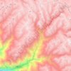 Pacaraos topographic map, elevation, terrain