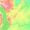 Ruvuma Region topographic map, elevation, terrain