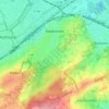 Riedisheim topographic map, elevation, terrain