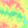 Lake Tschida topographic map, elevation, terrain