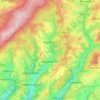 Gondenbrett topographic map, elevation, terrain