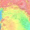 Euphrates topographic map, elevation, terrain