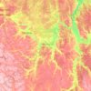 Рязанская область topographic map, elevation, terrain