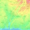 Alabama topographic map, elevation, terrain