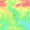 Bécourt topographic map, elevation, terrain