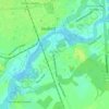 Blades topographic map, elevation, terrain