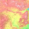 Амурская область topographic map, elevation, terrain