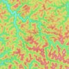 Cabwaylingo State Forest topographic map, elevation, terrain