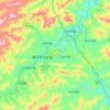 鹰手营子矿区 topographic map, elevation, terrain