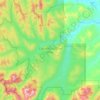 Castle Provincial Park topographic map, elevation, terrain