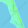 Melbourne Beach topographic map, elevation, terrain