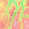 Hells Canyon Wilderness topographic map, elevation, terrain