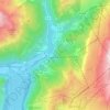 Oz topographic map, elevation, terrain