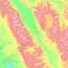 མངའ་རིས་ས་ཁུལ་ / 阿里地区 / Ngari topographic map, elevation, terrain