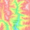 贡日门巴族乡 topographic map, elevation, terrain
