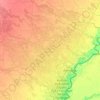Departamento Formosa topographic map, elevation, terrain