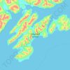 Sitkalidak Island topographic map, elevation, terrain