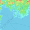 Sanyo-Onoda topographic map, elevation, terrain