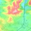 Senija topographic map, elevation, terrain
