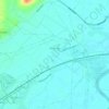 Staythorpe CP topographic map, elevation, terrain
