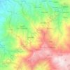 Chilla topographic map, elevation, terrain