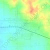 Odon topographic map, elevation, terrain