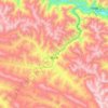 康沙镇 topographic map, elevation, terrain
