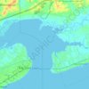 Bay of Saint Louis topographic map, elevation, terrain