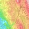 Northfield Center Township topographic map, elevation, terrain