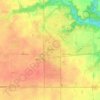 Huxley topographic map, elevation, terrain